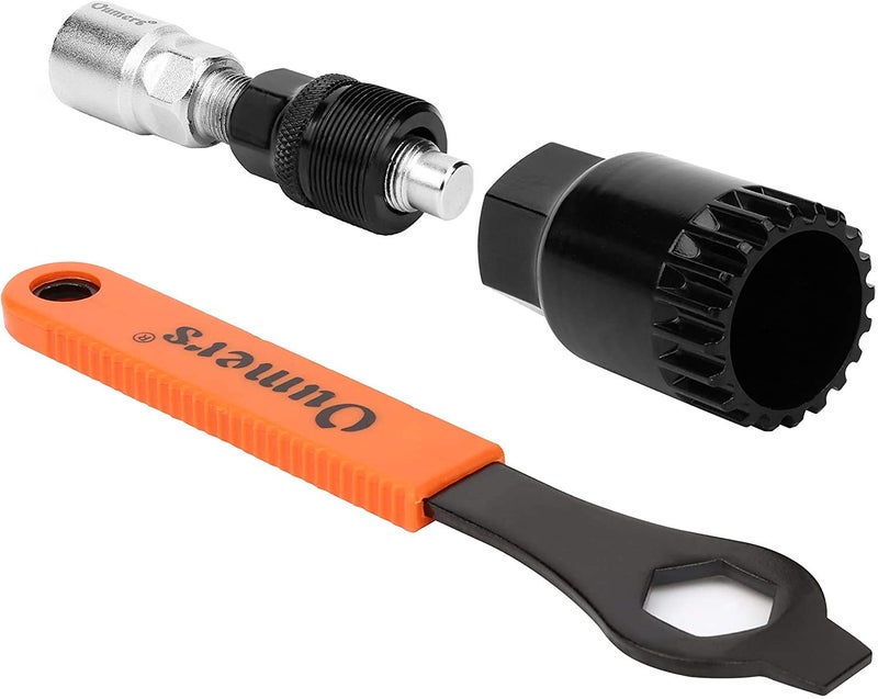 Oumers Bike Crank Extractor and Bottom Bracket Remover with 16mm Spanner Wrench, Bicycle Removal Tool Puller Tool-Bike Crank Arm Remover Spanner Repair Tools Kit - Image 5